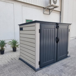 Coffre de jardin 2100L, multifonctions, conçu en PVC - Duramax