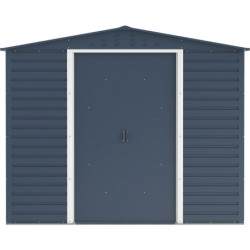 Abri de jardin gris en métal anthracite 4,78m² sécurisé - Duramax