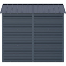 Abri de jardin gris en métal anthracite 7,81m² sécurisé - Duramax