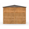 Abri de jardin gris en métal imitation bois 4,78m² sécurisé - Duramax