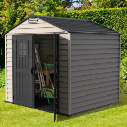 Abri de jardin en PVC 4,41m², plancher inclus, DarkGrey  StoreMax Duramax