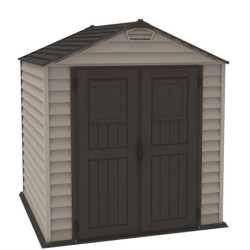 Abri de jardin en PVC 4,41m², plancher inclus, DarkGrey  StoreMax Duramax