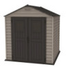 Abri de jardin en PVC 4,41m², plancher inclus, DarkGrey  StoreMax Duramax