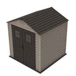 Abri de jardin en PVC 4,41m², plancher inclus, DarkGrey  StoreMax Duramax