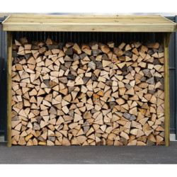 Abri bûches en bois traité - 220x75,5cm - Olbia - Cerland