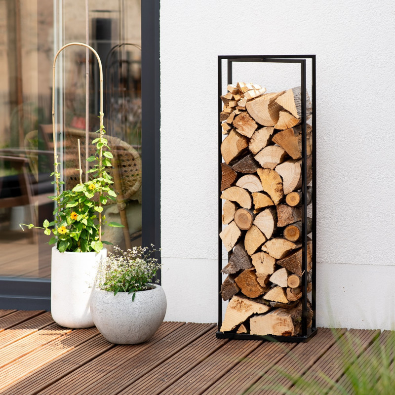 Étagère en acier noir, 40x20x120cm, Xavier, Westmann