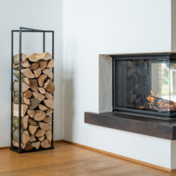 Étagère en acier noir, 40x20x120cm, Xavier, Westmann