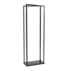 Étagère en acier noir, 40x20x120cm, Xavier, Westmann