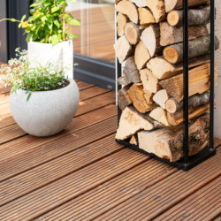 Étagère en acier noir, 40x20x120cm, Xavier, Westmann