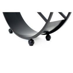 Étagère en acier noir, diam.80cm, H82cm, Osiris, Westmann