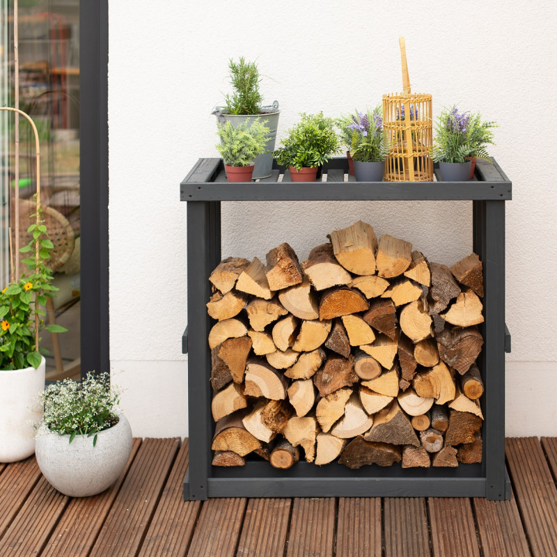 Étagère en bois massif, 52x108x106cm, Harald, Westmann