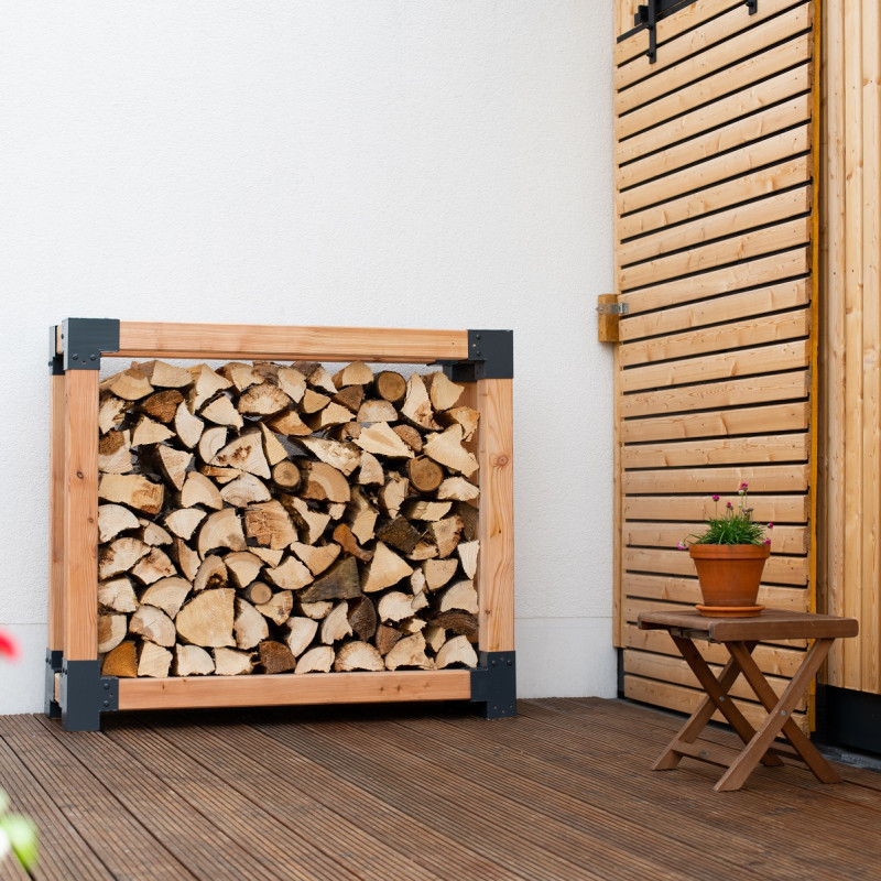 Étagère en bois massif, 138x40x120cm, Michel L, Westmann