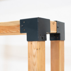 Étagère en bois massif, 138x40x120cm, Michel L, Westmann