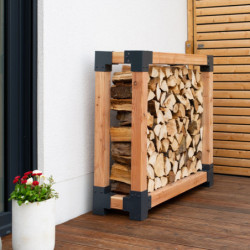 Étagère en bois massif, 138x40x120cm, Michel L, Westmann