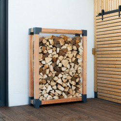 Étagère en bois massif, 138x40x180cm, Michel XL, Westmann