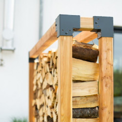 Étagère en bois massif, 198x40x180cm, Michel XXL, Westmann