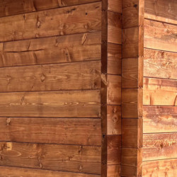 Abri - madriers H.140mm Ep.40mm - traité - 9m² - Gardy Shelter