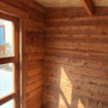 Abri - madriers H.140mm Ep.40mm - traité - 9m² - Gardy Shelter