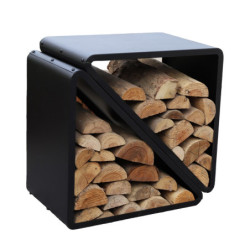 Étagère en acier noir, 57x35,5x56cm, sans fixation, Westmann