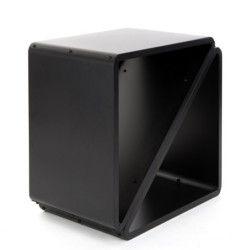 Étagère en acier noir, 57x35,5x56cm, sans fixation, Westmann