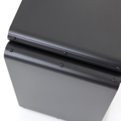 Étagère en acier noir, 57x35,5x56cm, sans fixation, Westmann