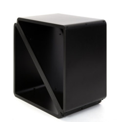 Étagère en acier noir, 57x35,5x56cm, sans fixation, Westmann