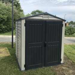 Abri de jardin en PVC 3,65m² avec plancher Storemate, Duramax