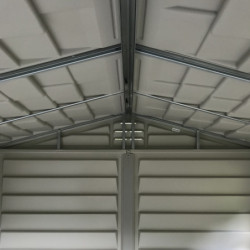 Abri de jardin en PVC 3,65m² avec plancher Storemate, Duramax