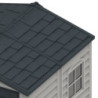 Abri de jardin en PVC 3,65m² avec plancher Storemate, Duramax