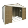 Abri de jardin en PVC 8,05m² + kit de fondation Woodbridge Duramax