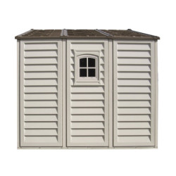 Abri de jardin en PVC 8,05m² + kit de fondation Woodbridge Duramax