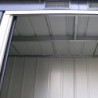 Abri de jardin 3,25m² en métal anthracite et kit d'ancrage Duramax