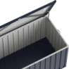 Coffre de jardin en métal anthracite avec capacité de 585L Duramax