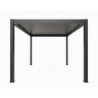 Pergola bioclimatique 11,9m² alu + toit avec lames orientables HABRITA