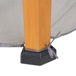 Set de moustiquaires en polyester pour tonnelle 395x395cm Sunjoy