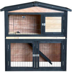 Clapier Bois FSC Thermo-traité Shelty Pet 101x55x100cm | Extérieur