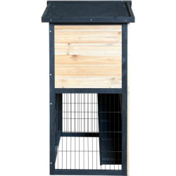 Clapier Bois FSC Thermo-traité Shelty Pet 101x55x100cm | Extérieur