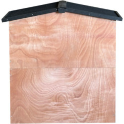 Clapier Bois FSC Thermo-traité Shelty Pet 101x55x100cm | Extérieur