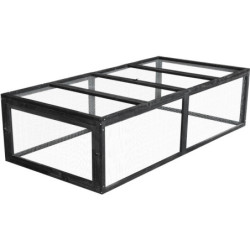 Clapier Bois FSC Thermo-traité Shelty Pet 101x55x100cm | Extérieur
