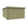 Abri Moderne 21,09m² en bois traité 44mm+toit isolé Gardenas