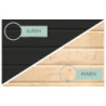 Abri de jardin 6,05m² Stockach 4 en bois noir 19mm - Karibu
