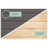 Abri de jardin 6,4m² en bois gris + acier anthracite Jupiter 4B - Karibu