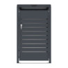 Abri pour Poubelle 240L en Acier Galvanisé Anthracite - X-METAL
