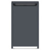 Abri pour Poubelle 240L en Acier Galvanisé Anthracite - X-METAL