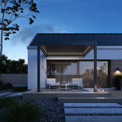 Kit éclairage LED 3m + télécommande pour pergola adossée Ombrea