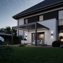 Kit éclairage LED 4m + télécommande pour pergola adossée Ombrea