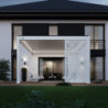 Kit éclairage LED 4m + télécommande pour pergola adossée Ombrea