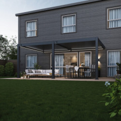 Kit éclairage 6 barres LED + télécommande pour pergola adossée Ombrea