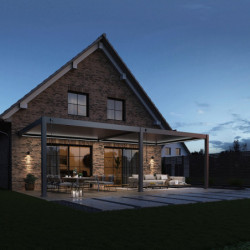 Kit éclairage LED 4m + télécommande pour pergola adossée Ombrea