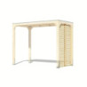 Paroi à ventelles pavillon 5,12m² en bois lamellé-collé Cubus - Karibu